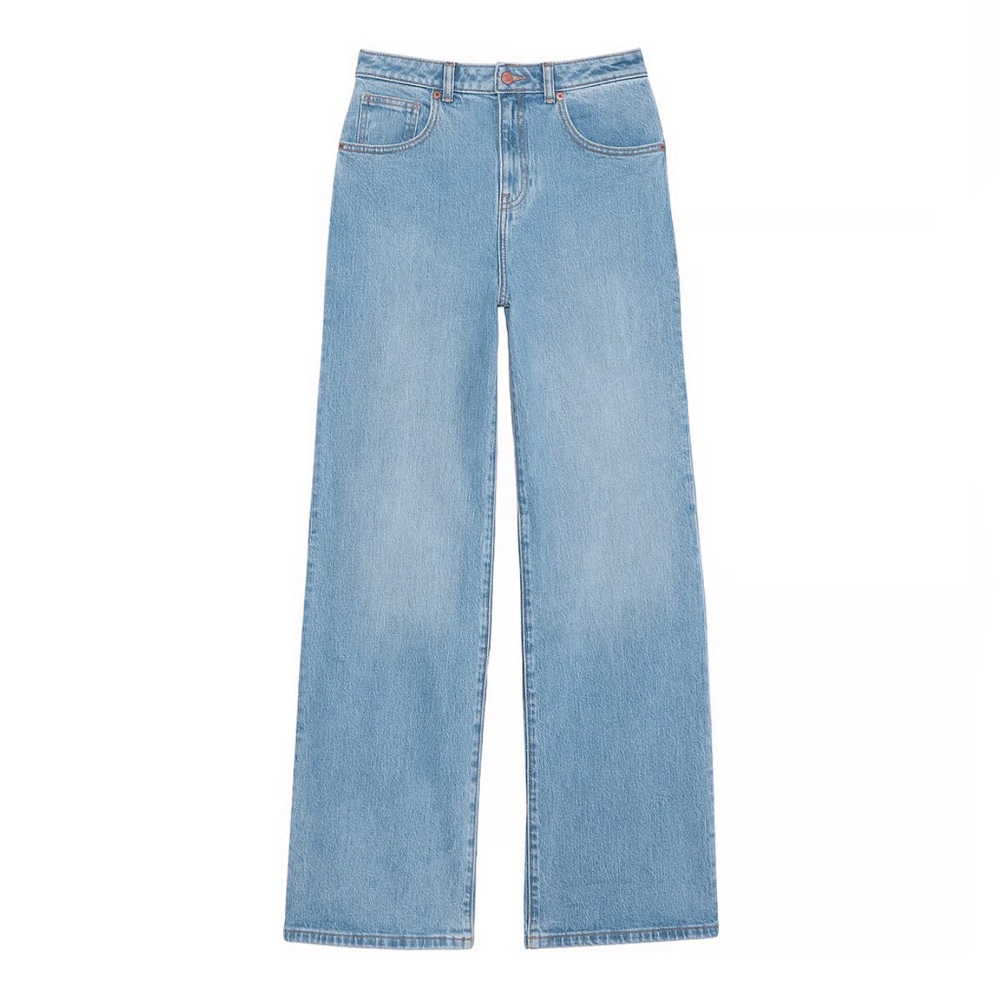 NWT Denim by PINK Victoria’s Secret High- Rise Straight Jeans Size: 8